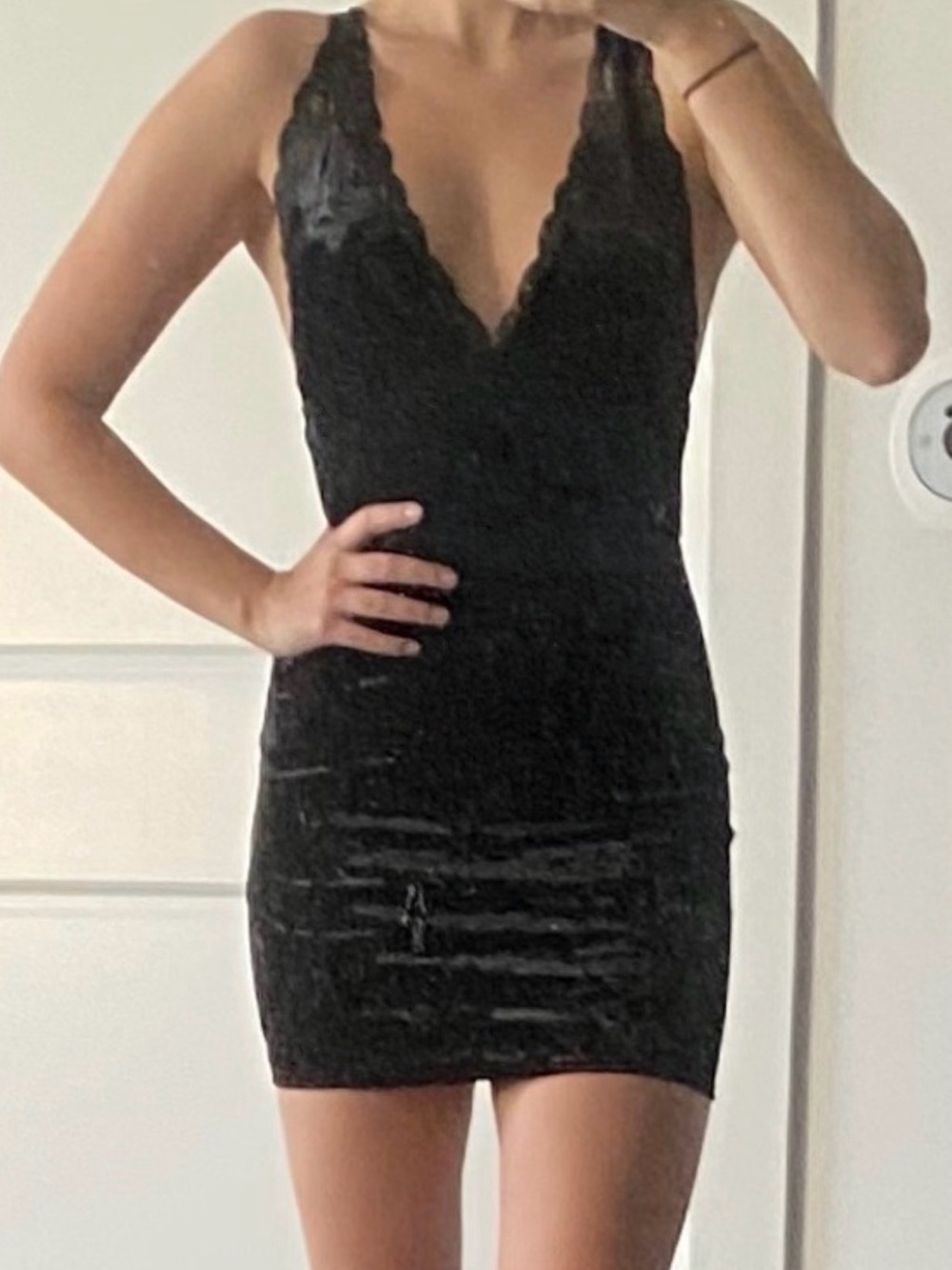 Free People Velvet Mini Dress